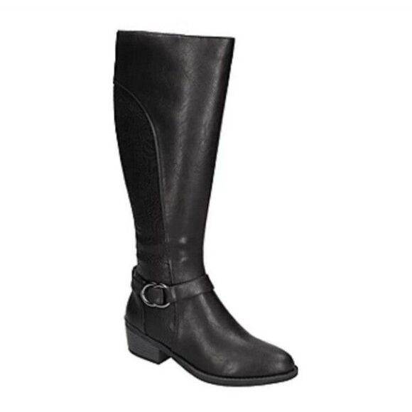 Easy Street Womens Luella Block Heel Riding Boots sz 9 - Picture 5 of 8